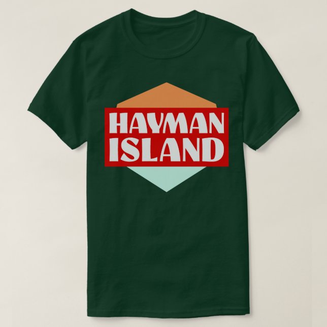 Camiseta Ilha Hayman (Frente do Design)