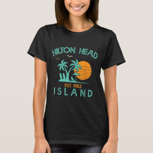 Camiseta Ilha Hilton Head Carolina do Sul Praia Tropical