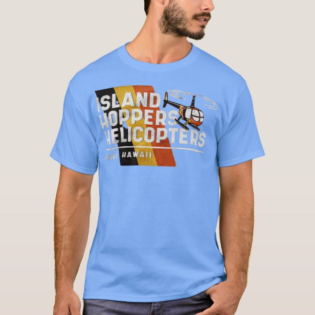 Camiseta Ilha Hoppers Helicopters (Frente)