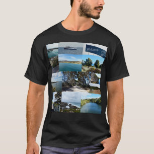 Camiseta Ilha Kangaroo, Austrália, Colagem de Fotos, T-S