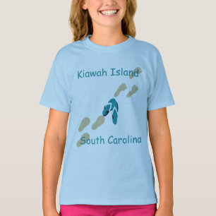 Camiseta Ilha Kiawah, Carolina do Sul Flip-Flops Girls'