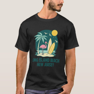 Camiseta Ilha Long Beach Nova Jersey Lembrança Homens Mulhe