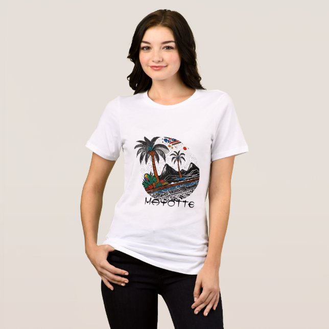 CAMISETA ILHA MAYOTTE (Frente Completa)