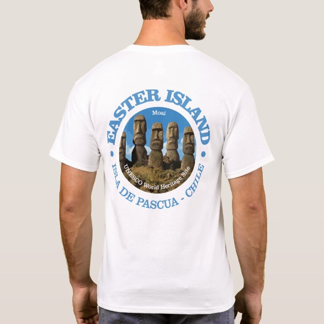 Camiseta Ilha páscoa (Verso)