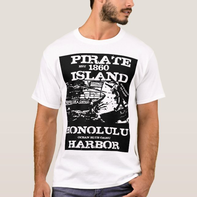 CAMISETA ILHA PIRATA HONOLULU (Frente)