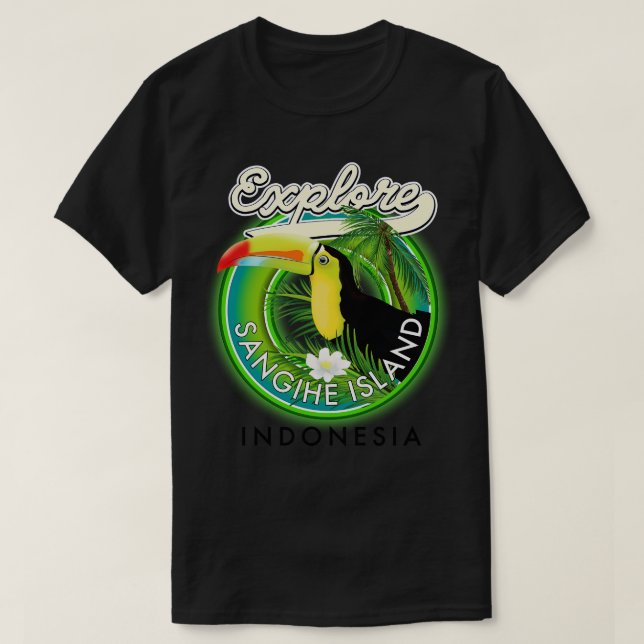 Camiseta Ilha Sangihe (Frente do Design)