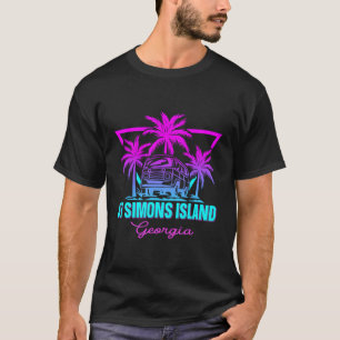 Camiseta Ilha Simons, Rua de Vacinação de Vaporwave em Prai