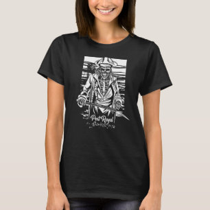 Camiseta Ilha Skeleton Caribe Jamaica Port Royal Capta