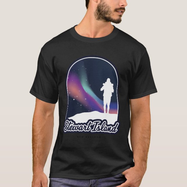 Camiseta Ilha Stewart - Nova Zelândia (Frente)