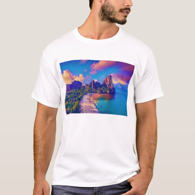 Camiseta Ilha Tropical (Frente)