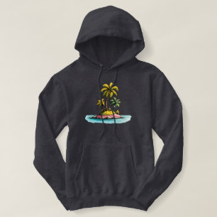 Camiseta Ilha Tropical Vibes Palm Tree Graphic T Shirt