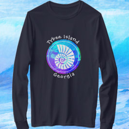 Camiseta Ilha Tybee Georgia Ocean Seashell