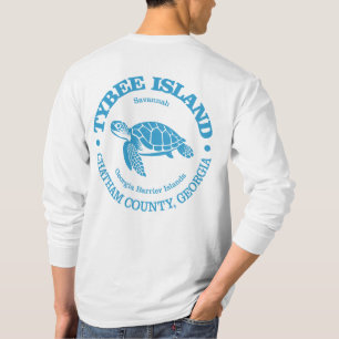 Camiseta Ilha Tybee (tartaruga marinha)