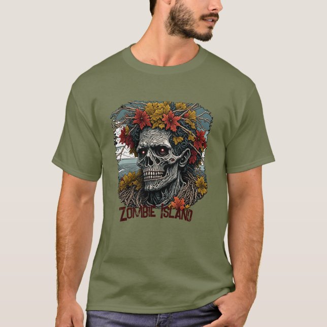 Camiseta Ilha Zombie (Frente)
