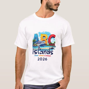 Camiseta Ilhas Abc Aru Bonaire Curaçao Cruzeiro Férias 20