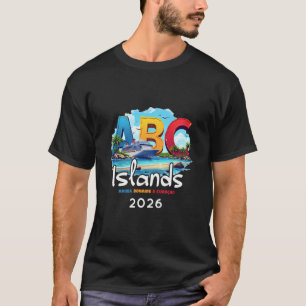 Camiseta Ilhas Abc Aruba Bonaire Curaçao Cruzeiro Férias 