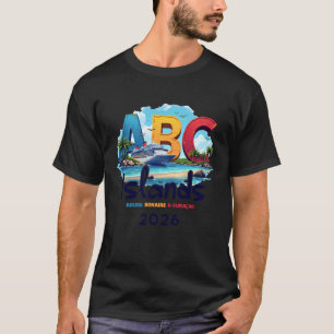 Camiseta Ilhas ABC Aruba Bonaire Curacao Cruzeiro Férias