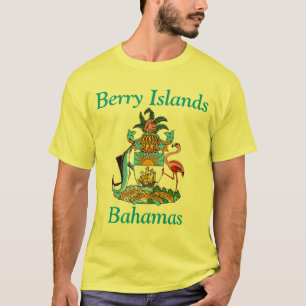 Camiseta Ilhas Berry, Bahamas com Casaco de armas