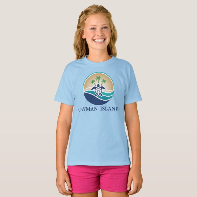 Camiseta Ilhas Cayman Caribe (Frente Completa)