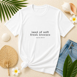 Camiseta Ilhas Cayman Terras Suaves, Florestas Frescas Pers