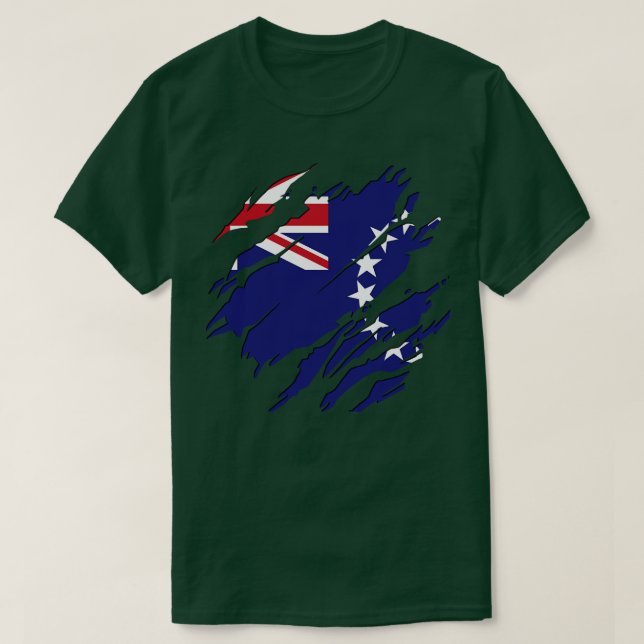 Camiseta Ilhas Cook (Frente do Design)