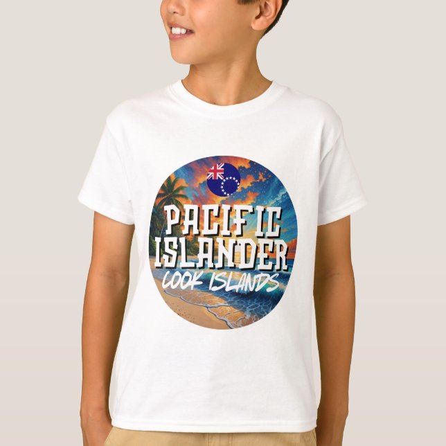 Camiseta Ilhas Cook - Ilha do Pacífico (Frente)