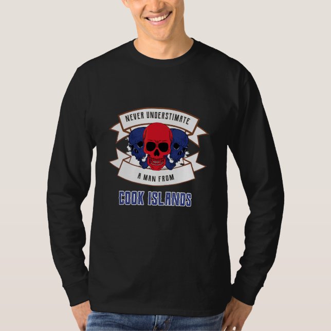 Camiseta Ilhas Cook Nunca Subestime (Frente)