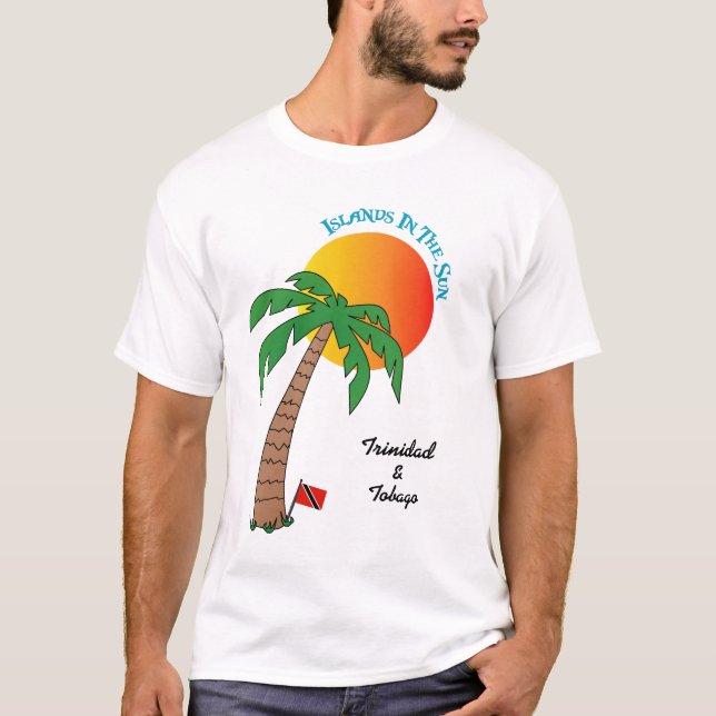 Camiseta Ilhas de Trinidad and Tobago em The Sun (Frente)