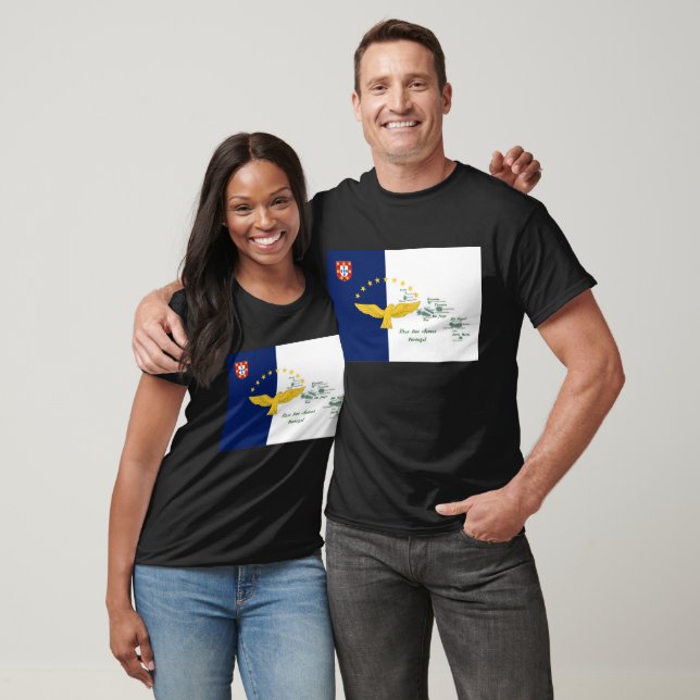 Camiseta Ilhas dos Açores, Portugal (Unissex)