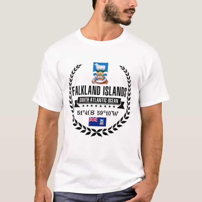 Camiseta Ilhas Falkland (Frente)