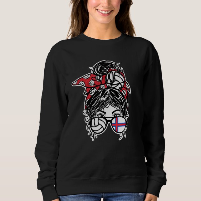 Camiseta Ilhas Faroé Voleibol Ilhas Faroé Cabelo de Pedra M (Frente)