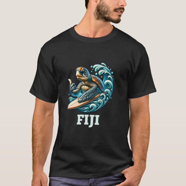 Camiseta Ilhas Fiji Souvenir Fiji (Frente)