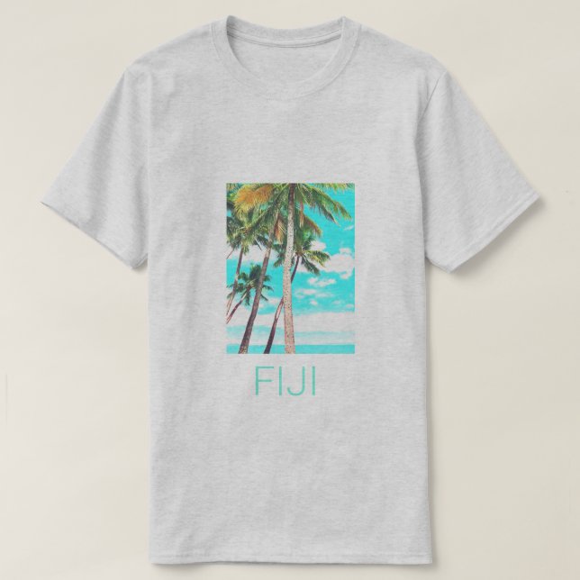 Camiseta Ilhas Fiji viagem (Frente do Design)