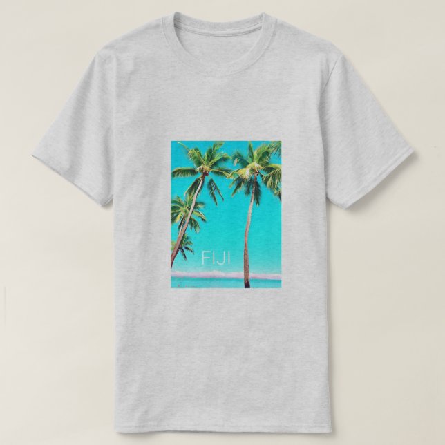 Camiseta Ilhas Fiji viagem (Frente do Design)
