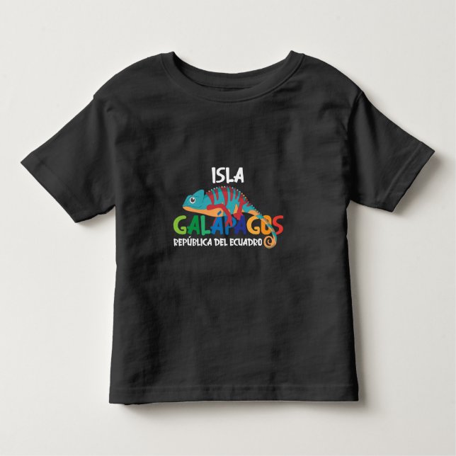Camiseta Ilhas Galápagos Ilhas Equador Animais Exóticos (Frente)