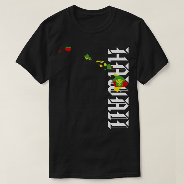 CAMISETA ILHAS KANAKA MAOLI HAWAII (Frente do Design)