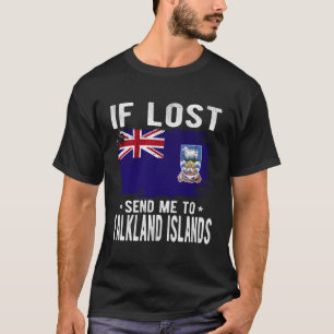 Camiseta Ilhas Malvinas Flag Souvenir - If Lose Me Send T