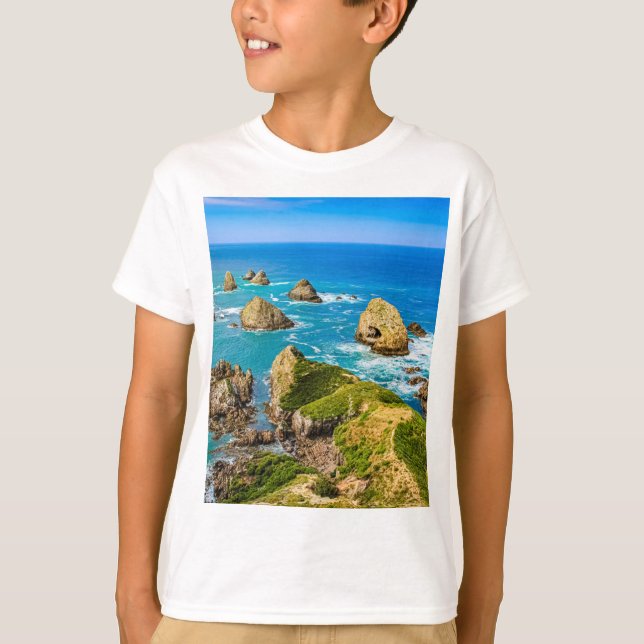 Camiseta Ilhas Nugget Point, Nova Zelândia (Frente)