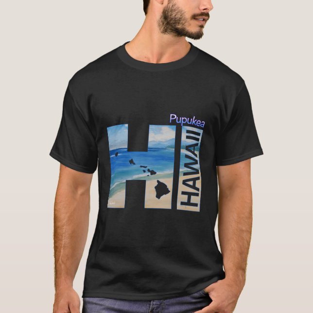 Camiseta Ilhas Pupukea Hi Hawaii (Frente)