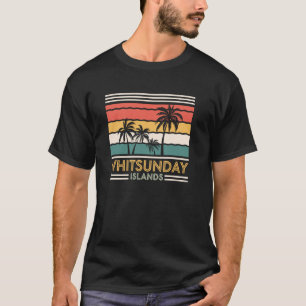 Camiseta Ilhas Retro Whitsunday, Verão Tropical Divertido