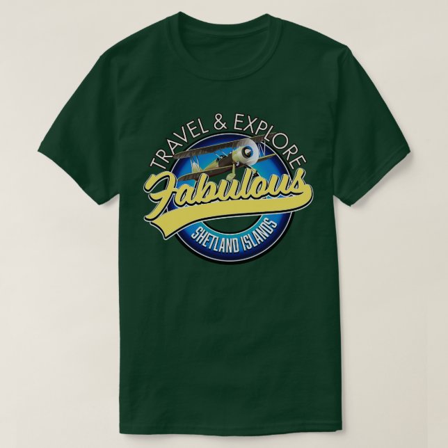 Camiseta Ilhas Shetland (Frente do Design)