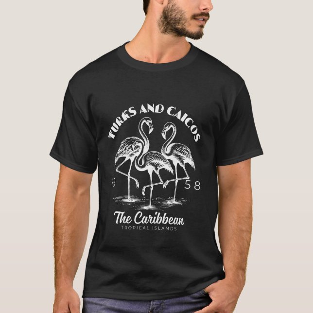 Camiseta Ilhas tropicais Caribe (Frente)