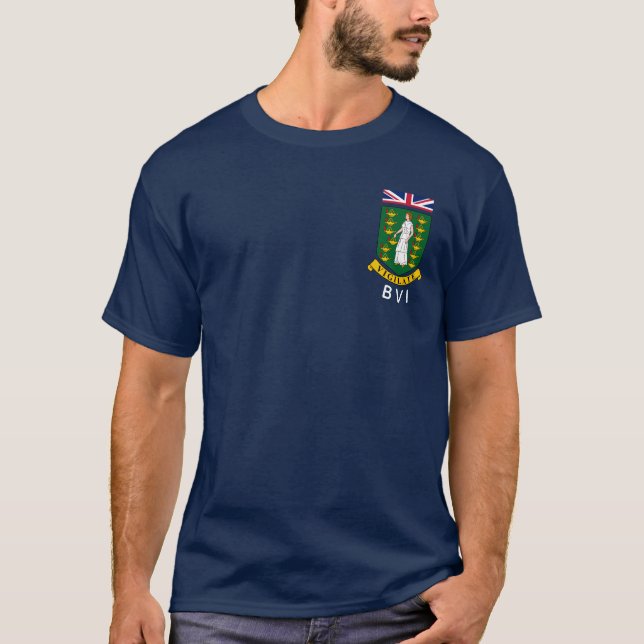 Camiseta Ilhas Virgens Britânicas (Frente)