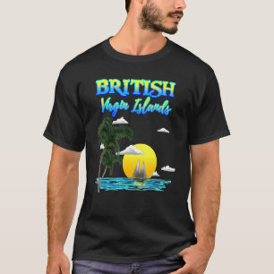 Camiseta Ilhas Virgens Britânicas Sunset