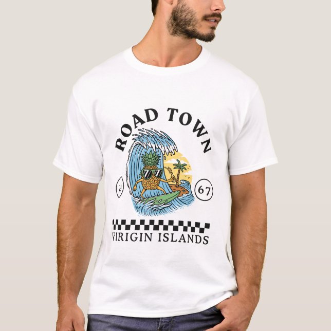 Camiseta Ilhas Virgens Cidade da Estrada (Frente)