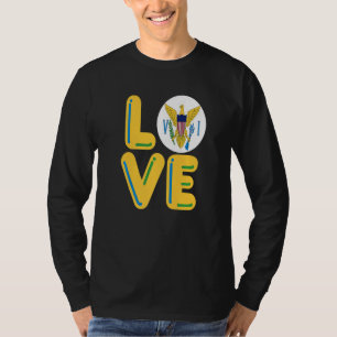 Camiseta Ilhas Virgens do AMOR