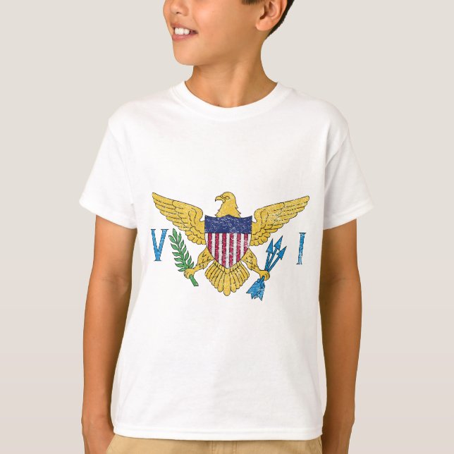 CAMISETA ILHAS VIRGENS DOS ESTADOS UNIDOS DA AMÉRICA - SANT (Frente)