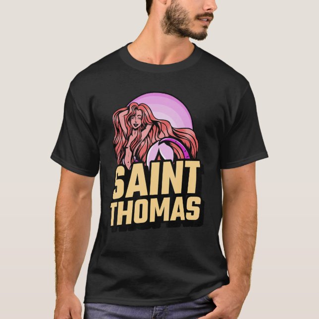 Camiseta Ilhas Virgens dos EUA do Santo Thomas (Frente)