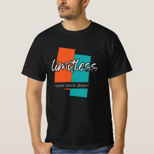 Camiseta Ilimitado Nunca Desista Motivacional