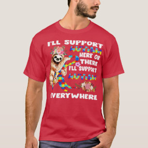 Camiseta Ill Suportar Autismo Aqui Ou Lá, Fita De Fita De B